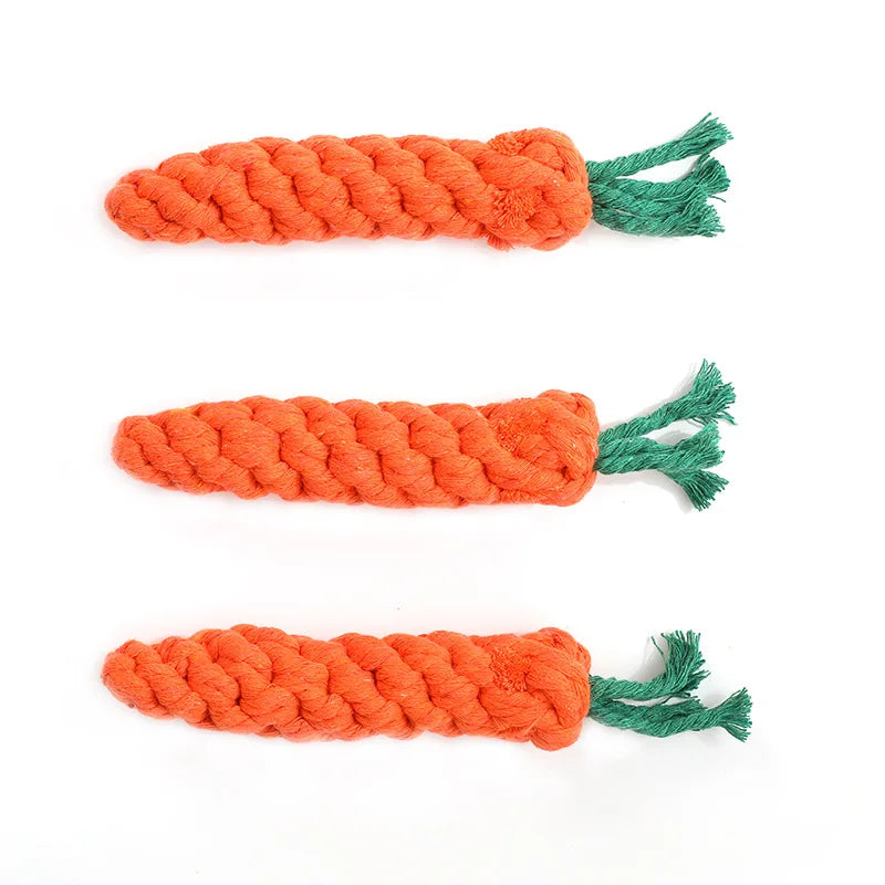 1pc Pet Dog Toys Cartoon Animal Dog Chew Toys Durable Braided Bite Resistant Puppy Molar Cleaning Teeth Cotton Rope Toy