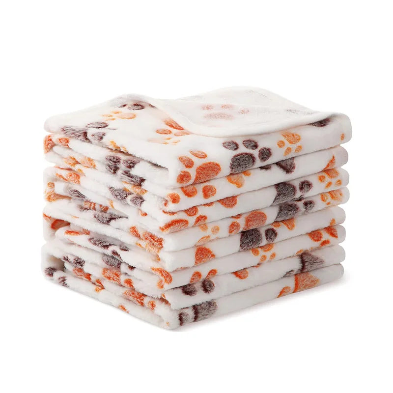 Pet Soft Blankets for Dogs - Fluffy Cats Dogs Blankets for Small Medium & Large Dogs, Cute Print Pet Throw Puppy Blankets Fleece