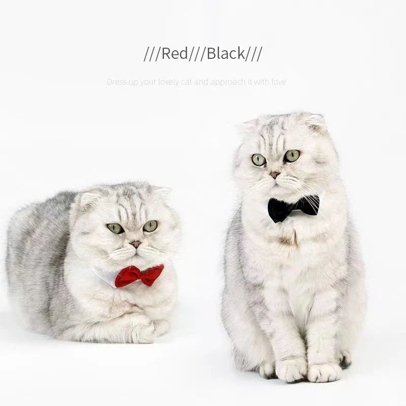 1PC Pets Puppy Dogs Cats Adjustable Bow Tie Collar Necktie Bowknot Bowtie Holiday Wedding Decoration Grooming Accessories