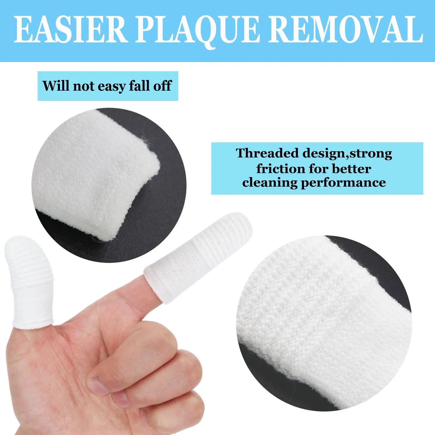 10pcs Pet Two-finger Brushing Finger Cots Puppy Teeth Oral Cleaning Tool Kitten Finger Toothbrush Pets Care Accessories Supplies