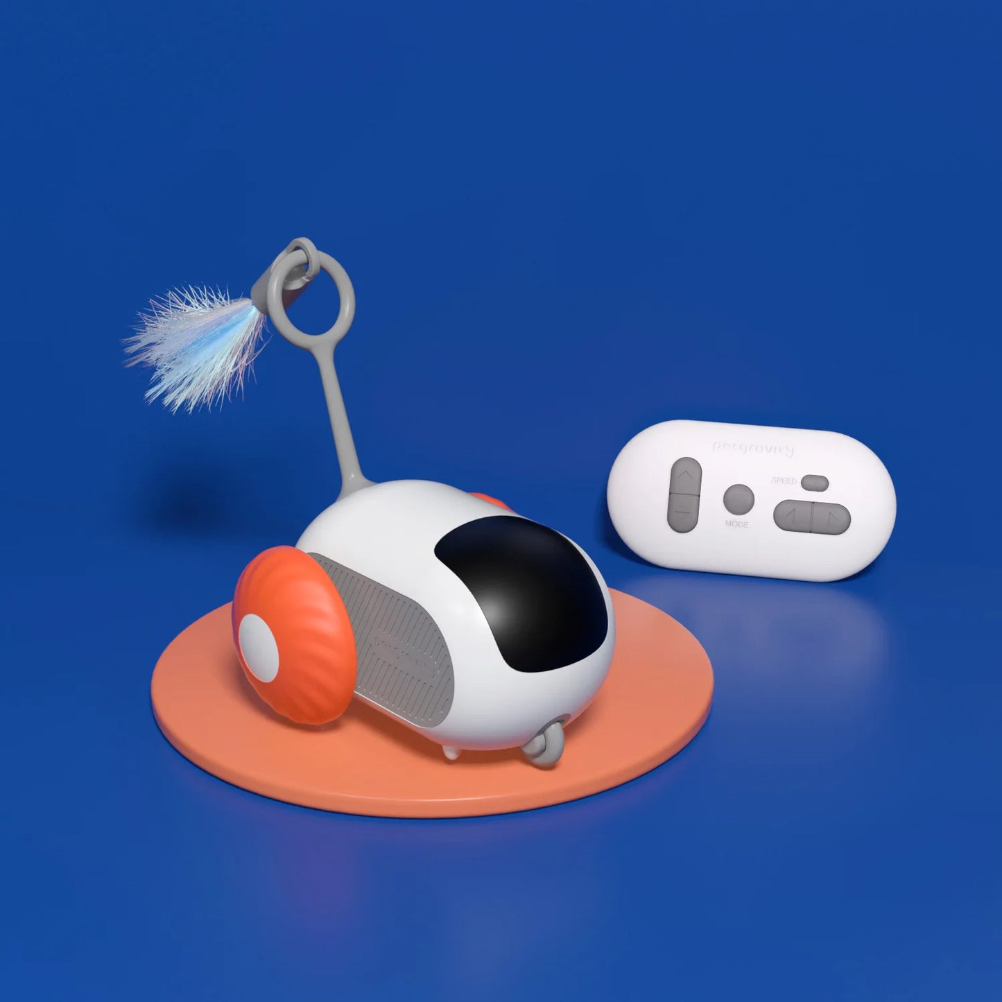 Smart Cat Toy Automatic Moving Remote Controlled Toy Car for Cats Dogs Interactive Playing Training Pet Supplies