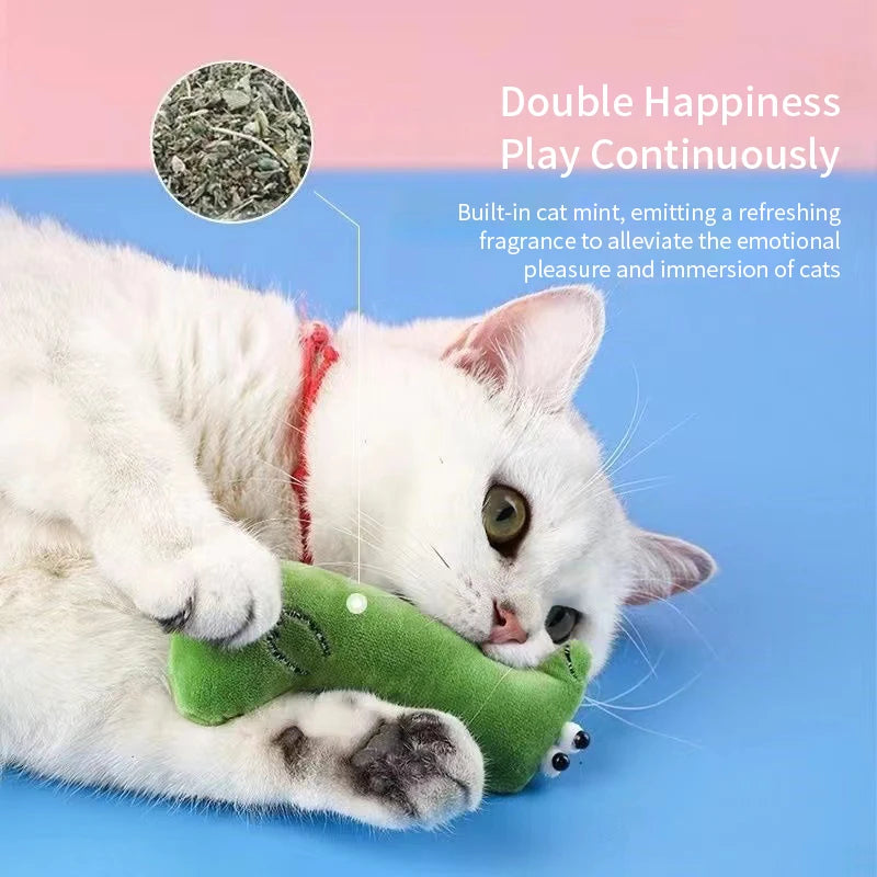 Catnip Pets Toy Cats Supplies for Cute Cat Toys Puppy Kitten Teeth Grinding Cat Plush Thumb Pillow Protect Mouth Pet Accessories