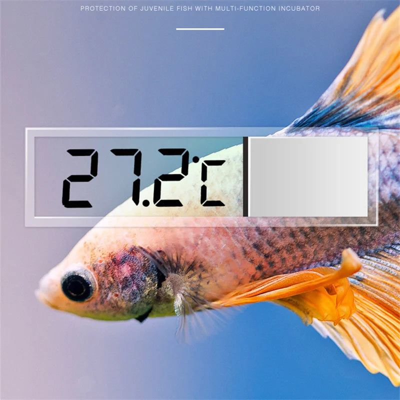 Aquarium Thermometer Electronic LCD Digital Fish Tank Temperature Measurement Fish Tank Temp Meter Aquarium Accessories