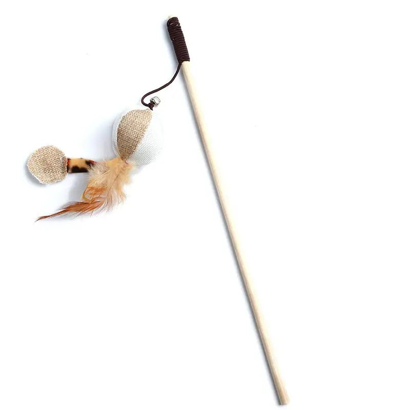 Teaser Feather Cat Wand Toy