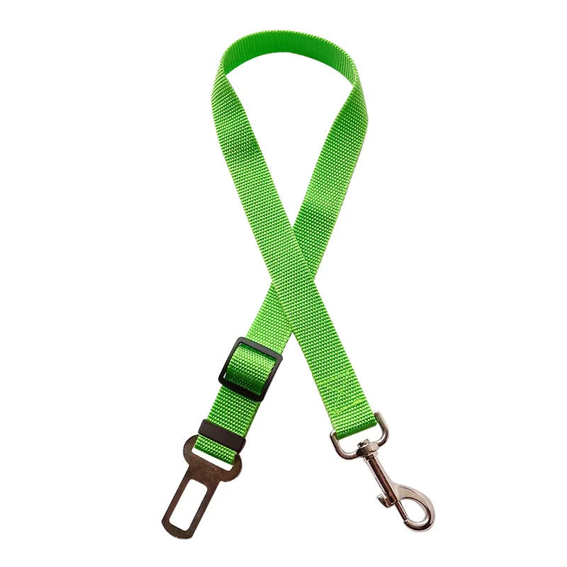 Adjustable Pet Cat Dog Car Seat Belt Pet Seat Vehicle Dog Harness Lead Clip Safety Lever Traction Dog Collars Dog Accessoires