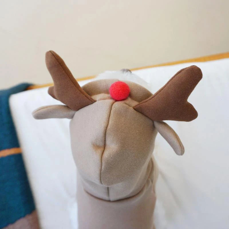 Cute Elk Dog Clothes Reindeer S/M/L Dogs Hoodies Warm Pet Clothing Puppy Cat Costume Coat Chihuahua Mouse Cheese Jacket Suit