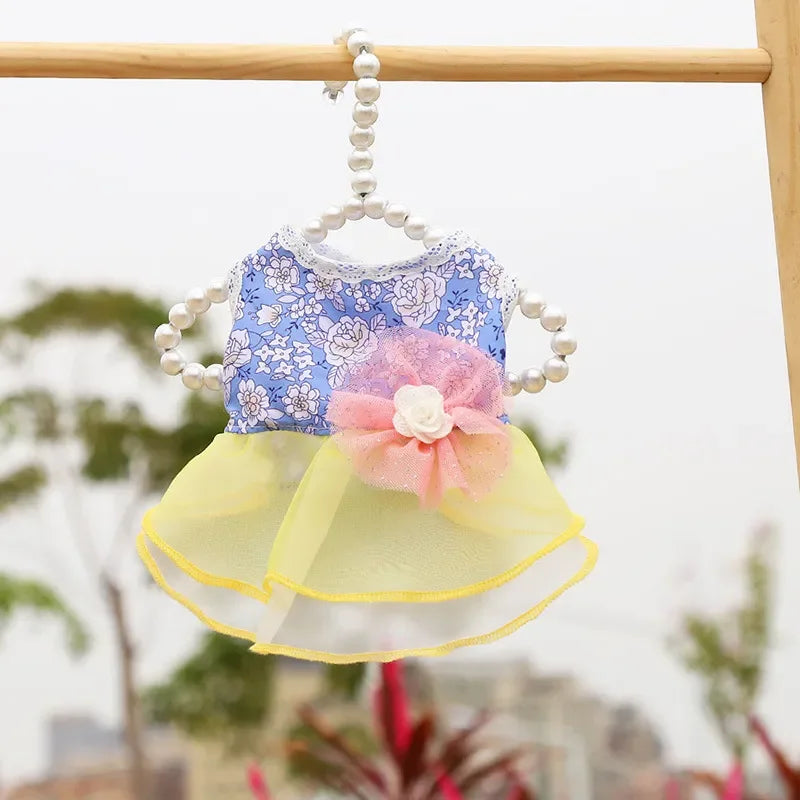 Dress for Dog Pets Clothes Chihuahua Wedding Dress Skirt Cloth Accessory Dog Pet Dress Supplies Hanbok Cat Costume