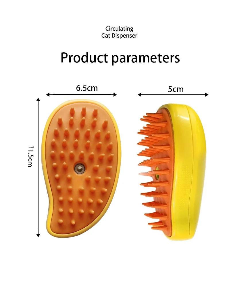 Pet Spray Massage Comb Cat Hair Comb Cat Dog De Floating Hair Comb Anti Flying Hair Brush Cleaner Bath Brush