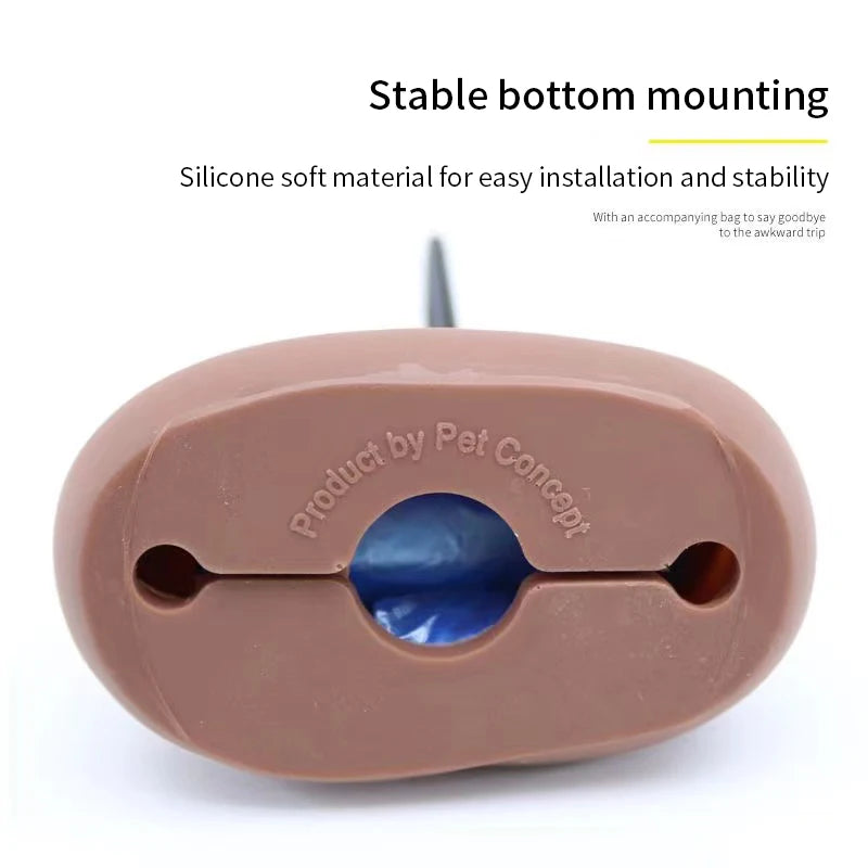 1pc Pet Poop Bag – Poop-Shaped Waste Bags with Portable Dispenser.