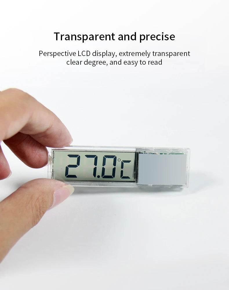 Aquarium Thermometer Electronic LCD Digital Fish Tank Temperature Measurement Fish Tank Temp Meter Aquarium Accessories