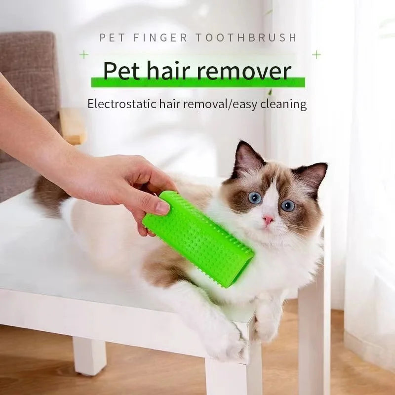 Silicone Hollow Rubber Dog Hair Brush Remover Cars Furniture Carpet Clothes Cleaner Brush for Dogs Pet Supplies Dog Hair Remover