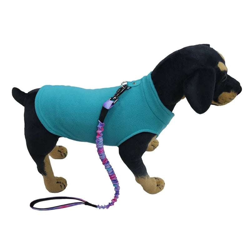 Soft Fleece Dog Vest Puppy Cat Clothes Spring Winter Outdoors Warm Vest Sweater Costumes Jacket Yorkshire Clothes For Small Dogs