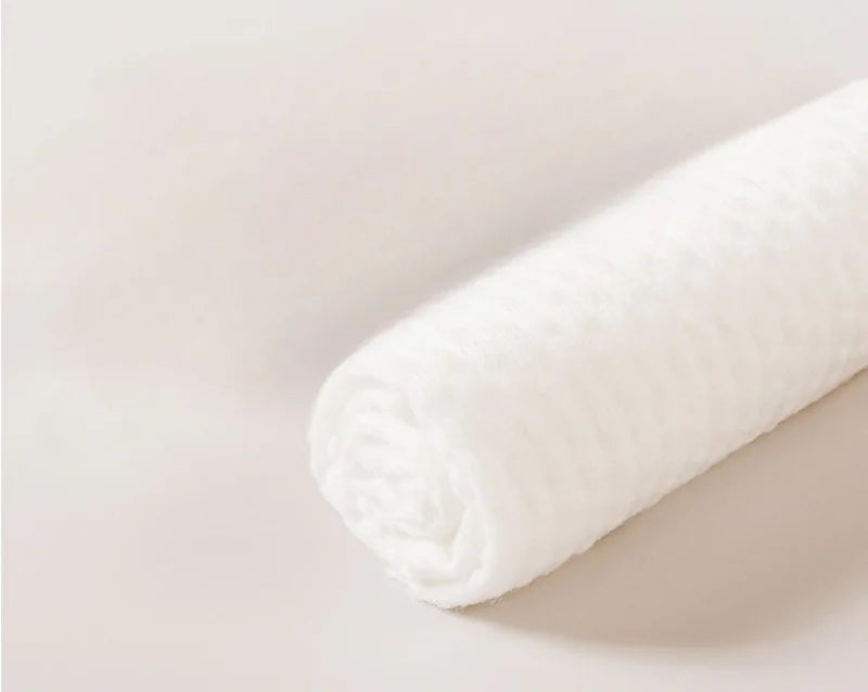 16pcs/bag Soft Face Tissue Pearl Pattern Disposable Face Towel Face Washing Travel Portable Cotton Tissue Wet Dry Multi Use Wipe