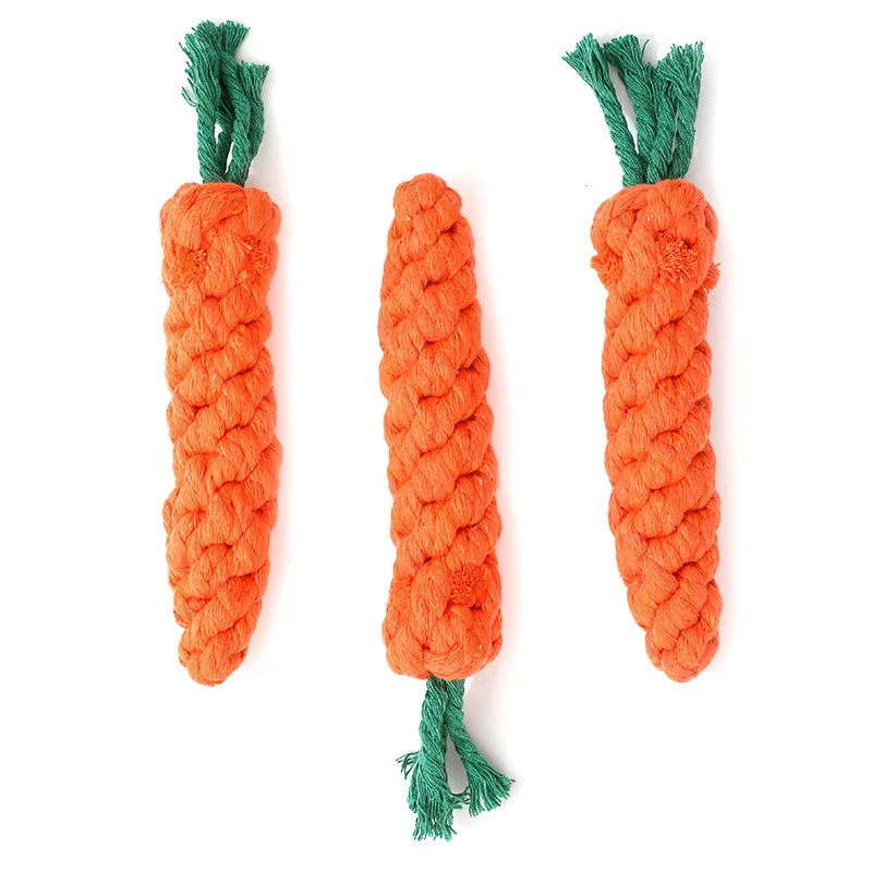 1pc Pet Dog Toys Cartoon Animal Dog Chew Toys Durable Braided Bite Resistant Puppy Molar Cleaning Teeth Cotton Rope Toy