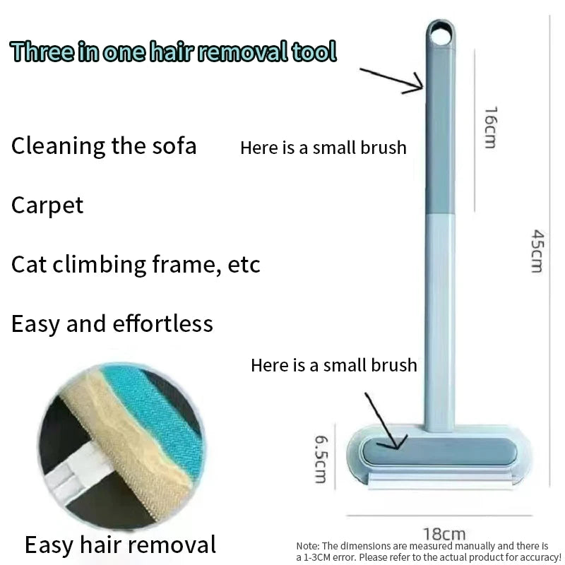 Multi-function Brusher Pet Cat Hair Remover Brush Manual Lint Dog Hair Cleaner Remover Carpet Bed Hair Tools Pet Supplies