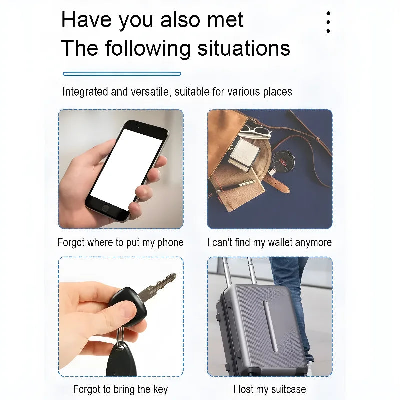 Pet Smart Finder Tracker Key Finder Phone Airtag APP Search With Alarm Real-time Location Children Positioning Smart Pet Locator