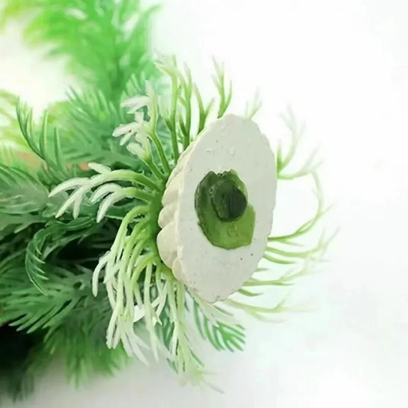 Aquarium simulation plant landscape decoration fish tank landscape simulation plants grass green velvet trees various small velv