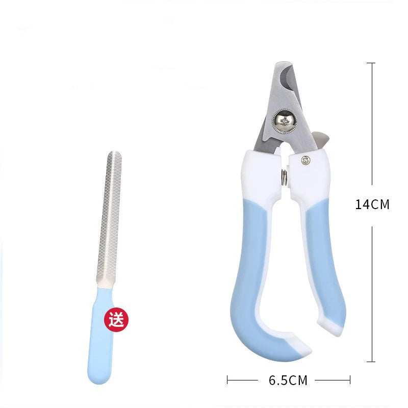 Pet Nail Clipper with Filer – Professional Grooming Tool for Cats & Dogs, Safe and Easy Nail Trimming.