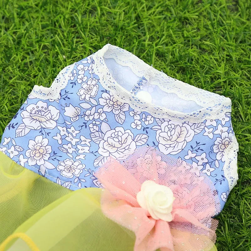 Dress for Dog Pets Clothes Chihuahua Wedding Dress Skirt Cloth Accessory Dog Pet Dress Supplies Hanbok Cat Costume