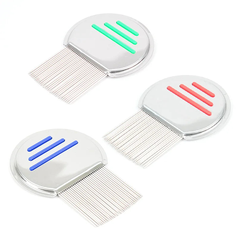 Stainless Steel Terminator Lice Comb – Super Density Teeth Comb for Pets & Kids, Removes Nits & Head Lice.