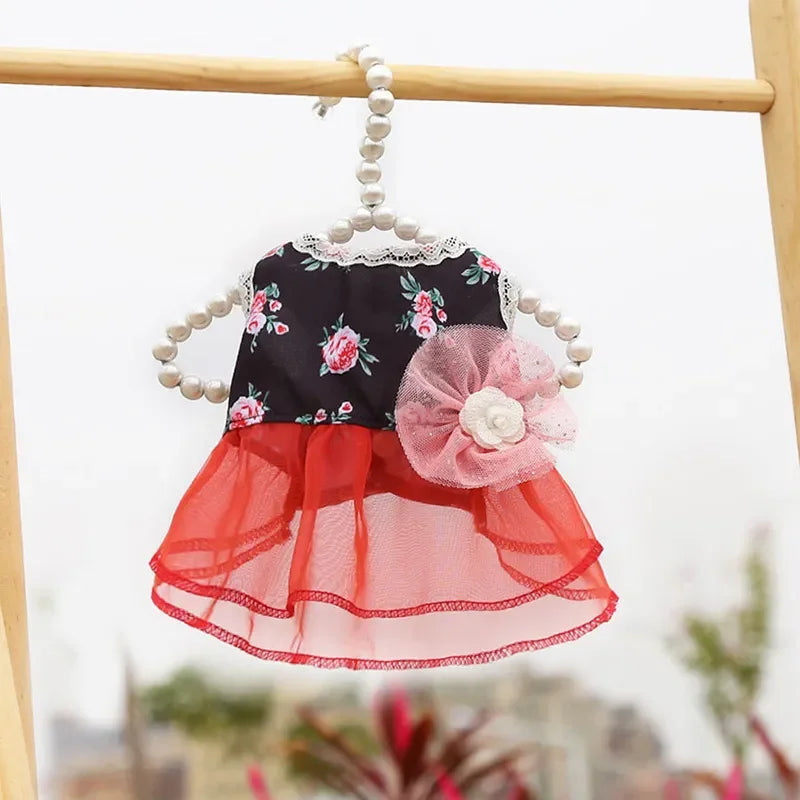 Dress for Dog Pets Clothes Chihuahua Wedding Dress Skirt Cloth Accessory Dog Pet Dress Supplies Hanbok Cat Costume
