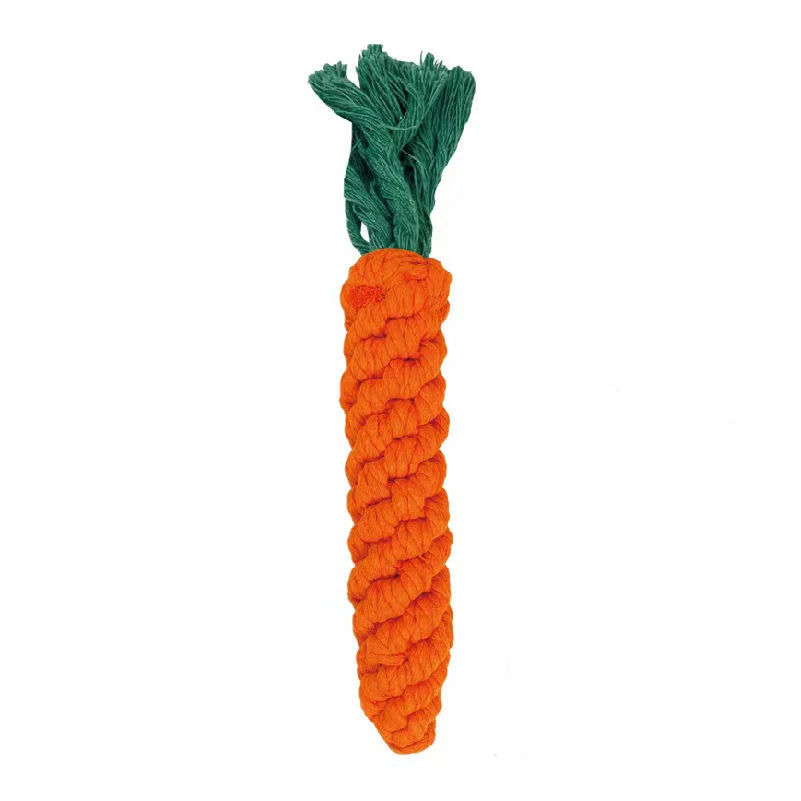 1pc Pet Dog Toys Cartoon Animal Dog Chew Toys Durable Braided Bite Resistant Puppy Molar Cleaning Teeth Cotton Rope Toy