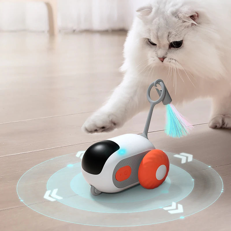 Smart Cat Toy Automatic Moving Remote Controlled Toy Car for Cats Dogs Interactive Playing Training Pet Supplies