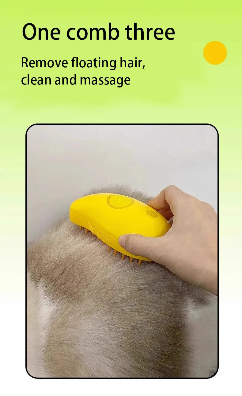 Pet Spray Massage Comb Cat Hair Comb Cat Dog De Floating Hair Comb Anti Flying Hair Brush Cleaner Bath Brush