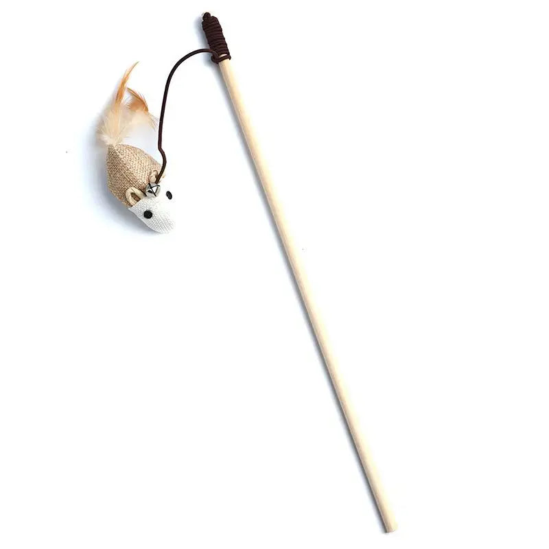 Teaser Feather Cat Wand Toy