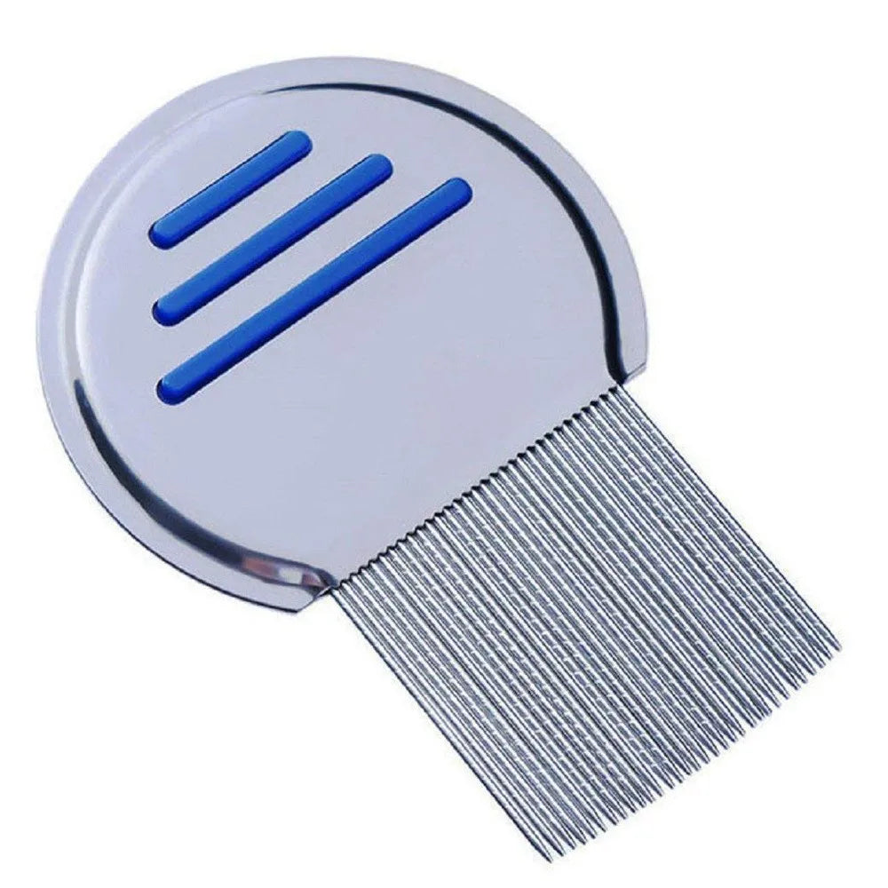 Stainless Steel Terminator Lice Comb – Super Density Teeth Comb for Pets & Kids, Removes Nits & Head Lice.