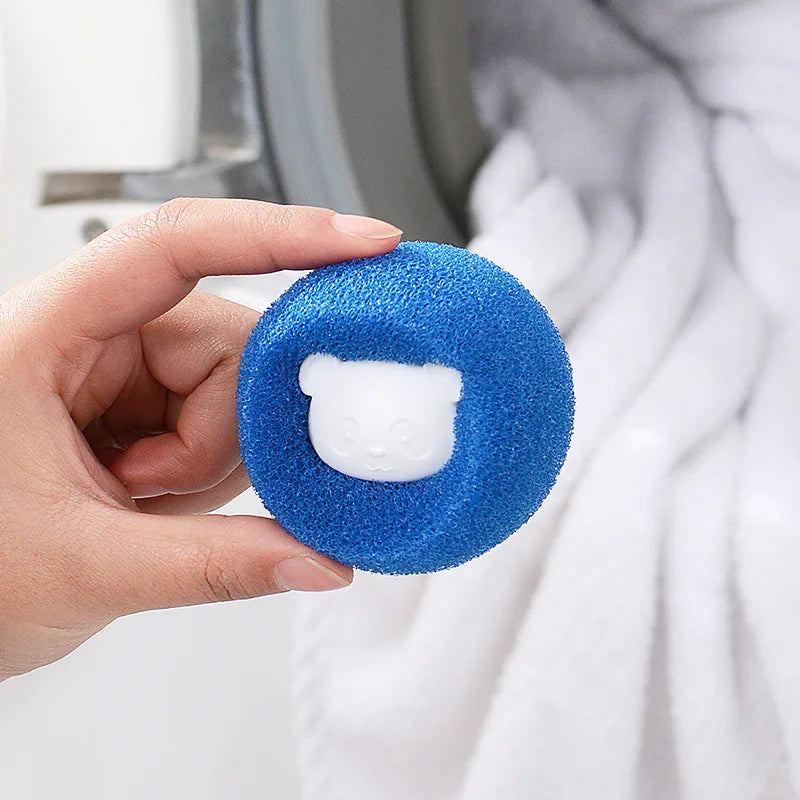 Pet Hair Remover Reusable Ball Wool Sticker Cat Hair Remover Pet Fur Lint Catcher Cleaning Tools Laundry Washing Machine Filter