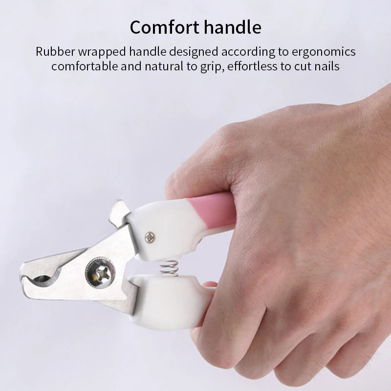 Pet Nail Clipper with Filer – Professional Grooming Tool for Cats & Dogs, Safe and Easy Nail Trimming.