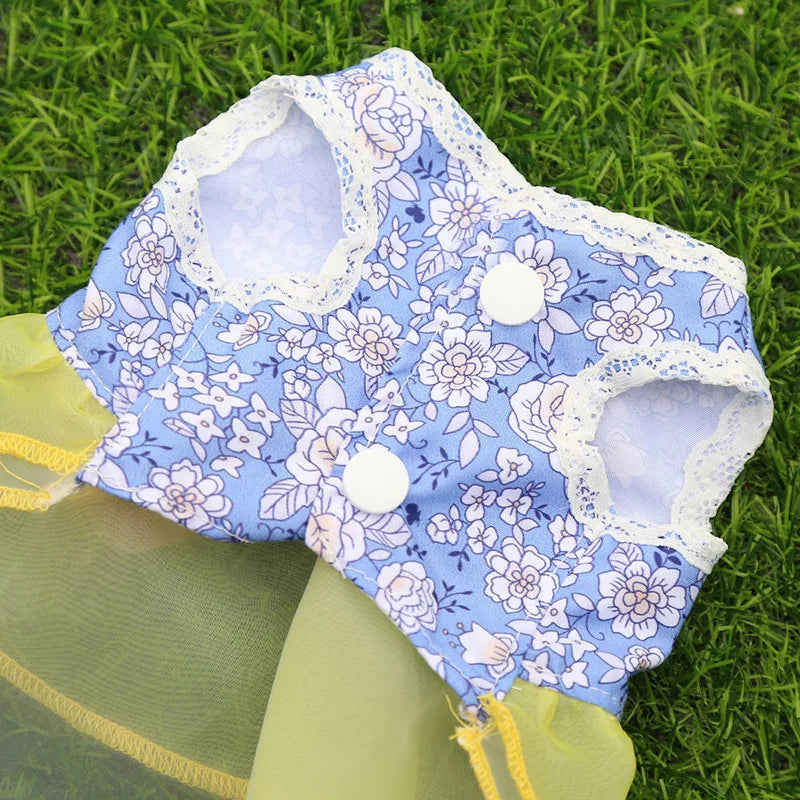 Dress for Dog Pets Clothes Chihuahua Wedding Dress Skirt Cloth Accessory Dog Pet Dress Supplies Hanbok Cat Costume