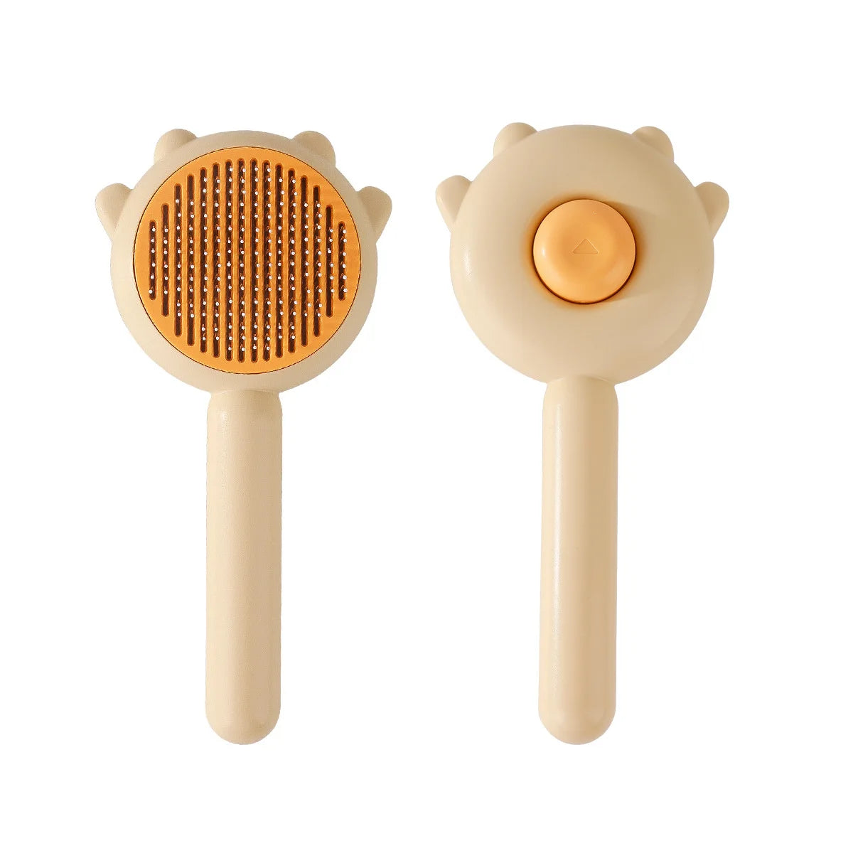 1Pcs Pet Hair Removal Brush Grooming Comb Self Cleaning Dog Slicker Brush with Massage Teeth Dogs Cats Pet Grooming Supplies