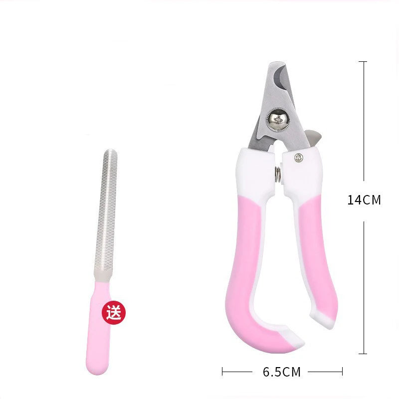 Pet Nail Clipper with Filer – Professional Grooming Tool for Cats & Dogs, Safe and Easy Nail Trimming.