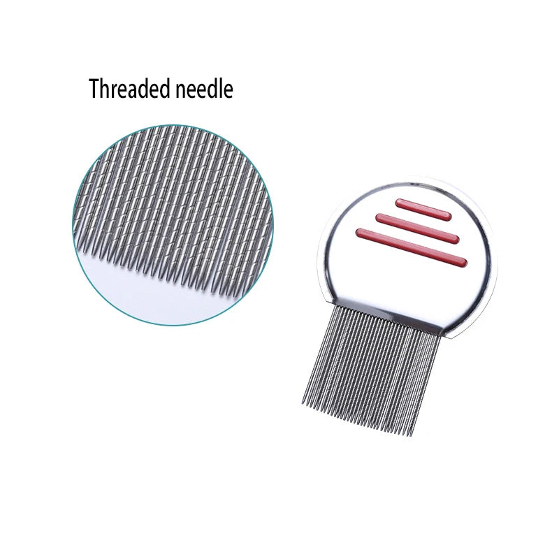 Stainless Steel Terminator Lice Comb – Super Density Teeth Comb for Pets & Kids, Removes Nits & Head Lice.