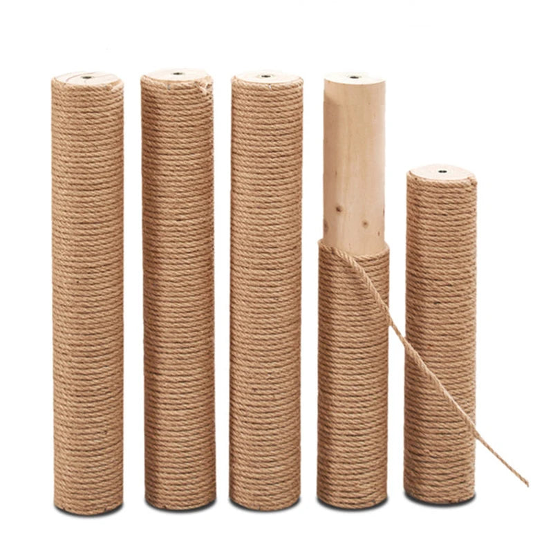10M Natural Sisal Rope Cat Scratcher Rope Tree Scratching DIY Toy Paw Claw Furniture Protector Scratching Post Cat Accessories