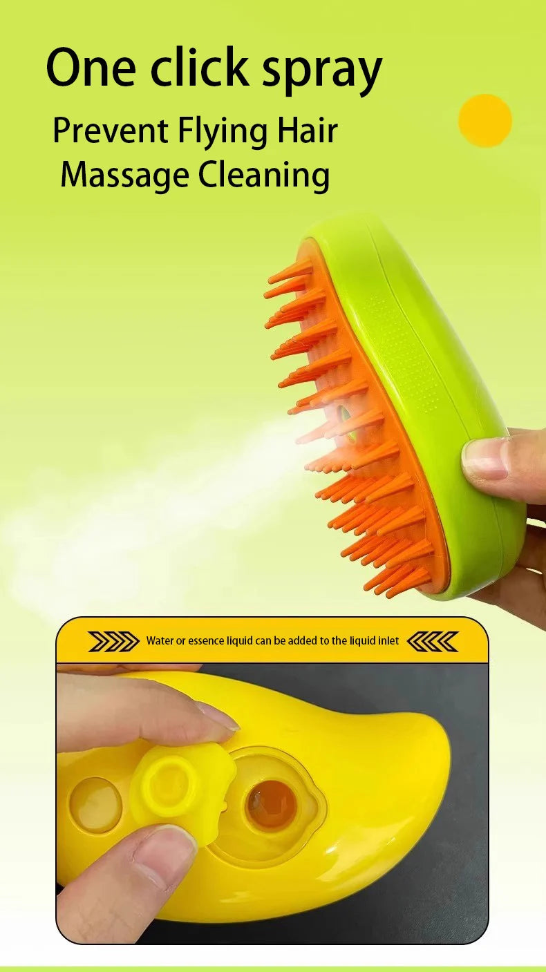 Pet Spray Massage Comb Cat Hair Comb Cat Dog De Floating Hair Comb Anti Flying Hair Brush Cleaner Bath Brush