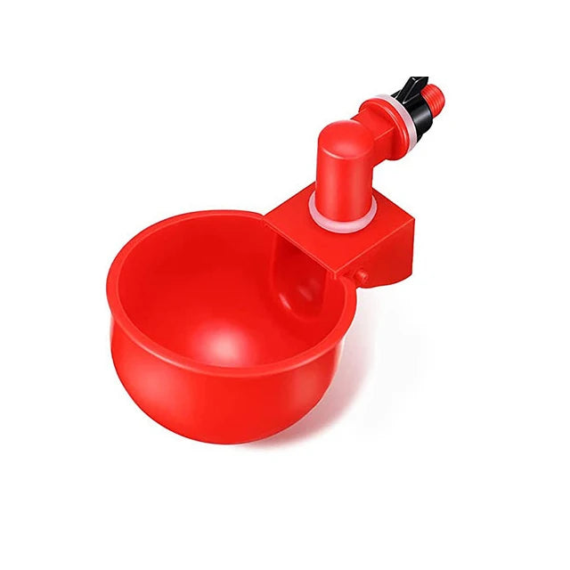Chicken Drinking Cup Automatic Drinker Chicken Feeder Plastic Poultry Waterer Drinking Water Feeder for Chicks Duck Goose Quail