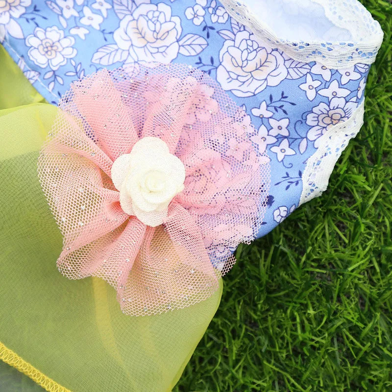 Dress for Dog Pets Clothes Chihuahua Wedding Dress Skirt Cloth Accessory Dog Pet Dress Supplies Hanbok Cat Costume