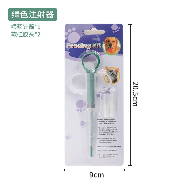 1PCS Pet Syringe Tablet Pill Gun Piller Push Dispenser Medicine Water Milk Tube Feeder Tools Dog Accessories Cat