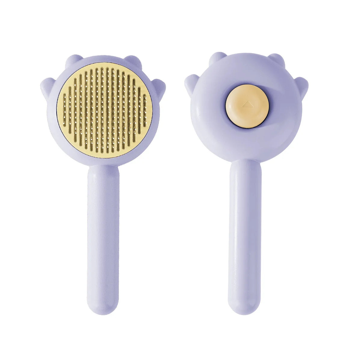 1Pcs Pet Hair Removal Brush Grooming Comb Self Cleaning Dog Slicker Brush with Massage Teeth Dogs Cats Pet Grooming Supplies