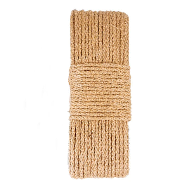 10M Natural Sisal Rope Cat Scratcher Rope Tree Scratching DIY Toy Paw Claw Furniture Protector Scratching Post Cat Accessories