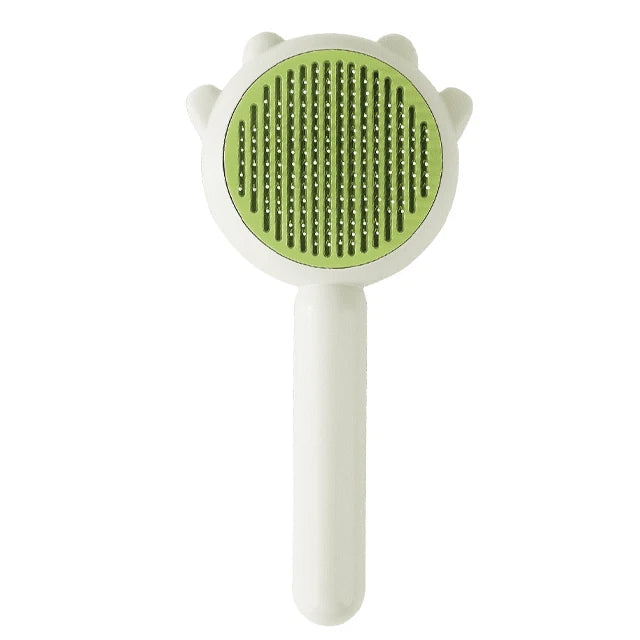 1Pcs Pet Hair Removal Brush Grooming Comb Self Cleaning Dog Slicker Brush with Massage Teeth Dogs Cats Pet Grooming Supplies