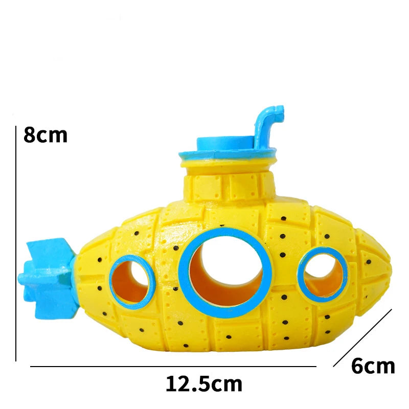 Resin Submarine Ornaments Fish Shrimp Shelter Cave Landscaping Accessories for Aquarium Fish Tank Decorations