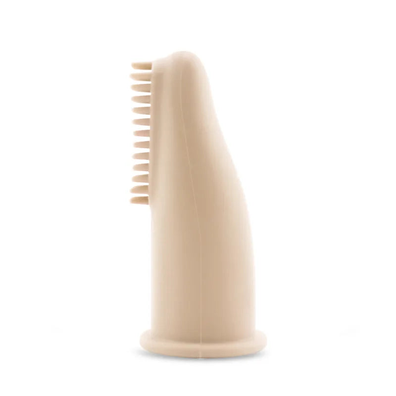 Dog Cat Super Soft Pet Finger Toothbrush Teeth Cleaning Bad Breath Care Nontoxic Silicone Tooth Brush Dog Cat Cleaning Supplies