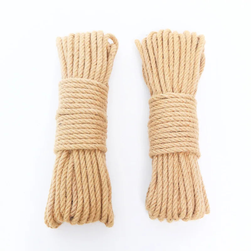 10M Natural Sisal Rope Cat Scratcher Rope Tree Scratching DIY Toy Paw Claw Furniture Protector Scratching Post Cat Accessories