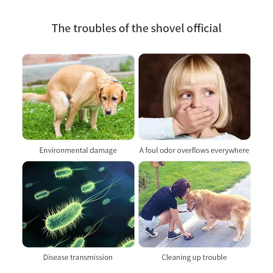 1pc Pet Poop Bag – Poop-Shaped Waste Bags with Portable Dispenser.