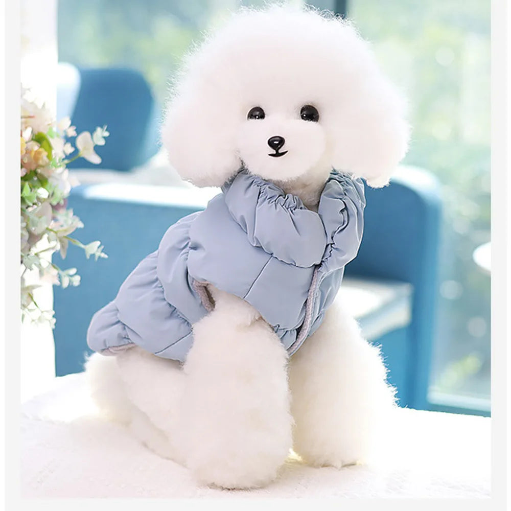 Winter Padded Puppy & Cat Coat Jacket for Small to Medium Dogs, Chihuahua, French Bulldog, Poodle Vest