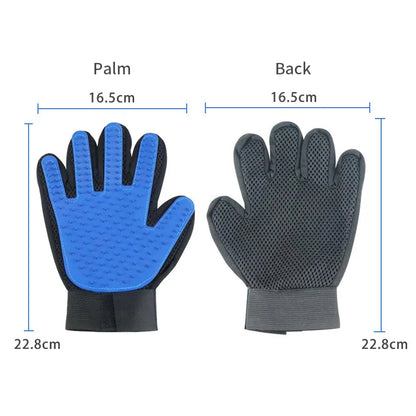 Pet Glove Cat Grooming Glove Cat Hair Deshedding Brush Gloves Dog Comb for Cats Bath Hair Remover Clean Massage Brush For Animal